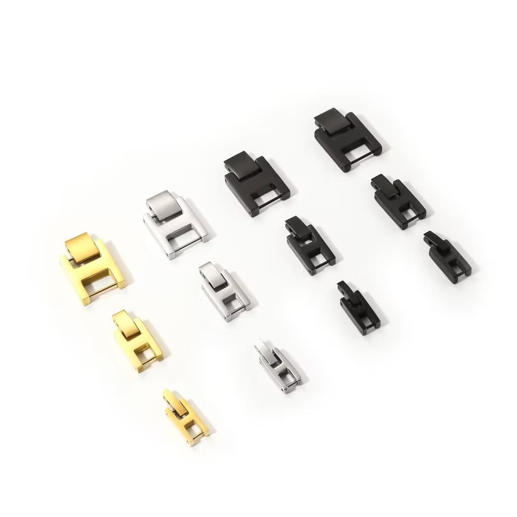 Produto acessório em liga de zinco, pulseira de relógio inteligente de metal com fivela removível RYDO