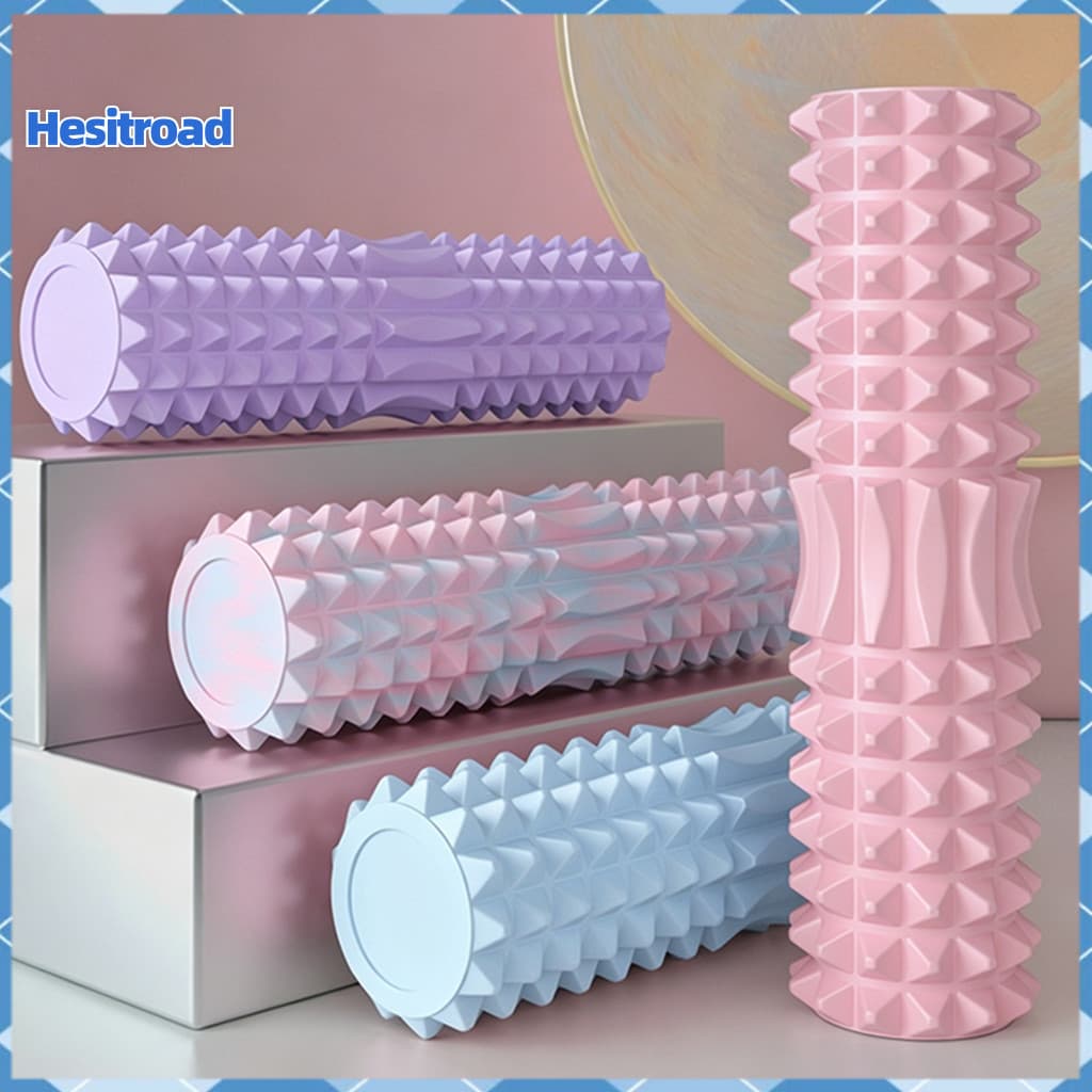 Foam Roller 4-ball Massage Stick for Tissue Muscle Relief – Sore Pain Massager for Legs Arms Back Full Body Relaxation