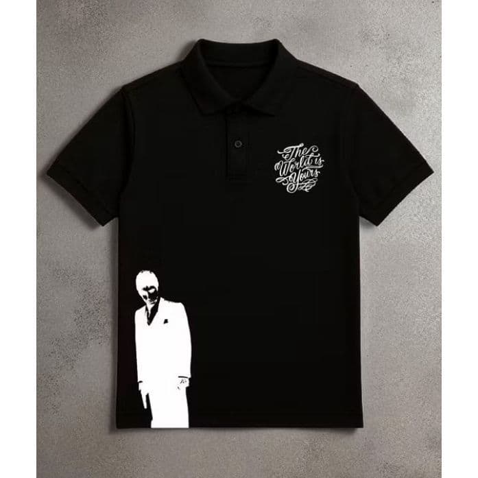Camiseta Polo Unissex 100% Algodão:"Classic Mafia Polo"