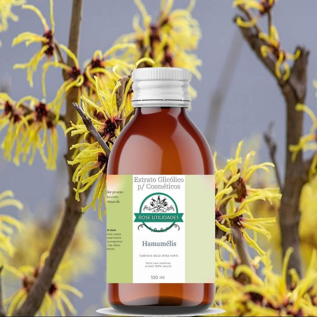 Extrato Glicólico para Cosméticos - Hamamelis - 100ml
