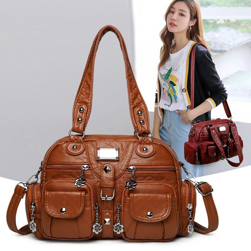 Bolsa de ombro de designer mais vendida internacionalmente, bolsa transversal estilo retrô europeu e americano para garo