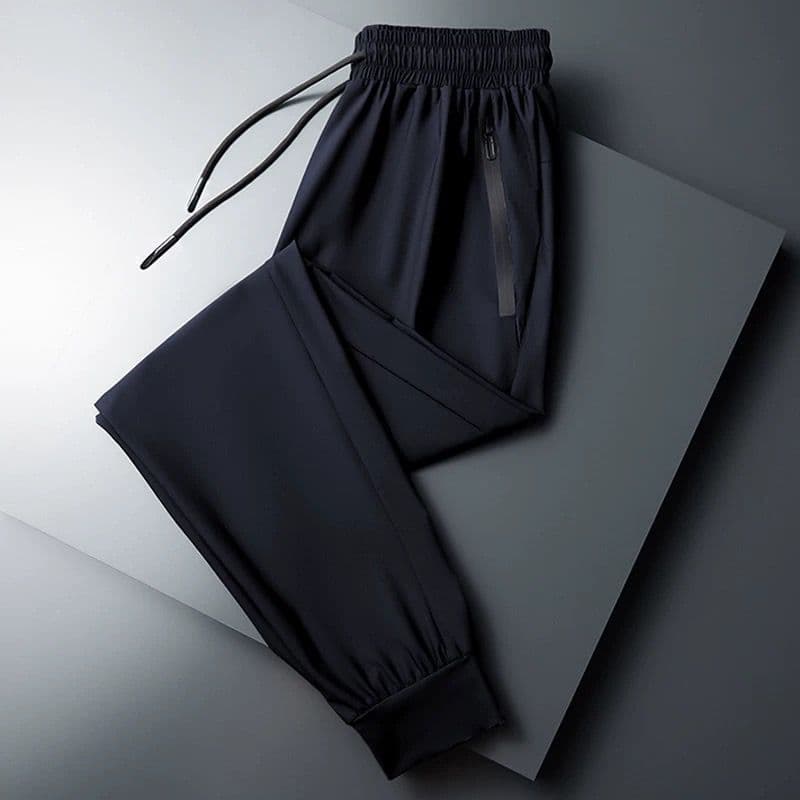 Calça Jogger Preta Dry Fit Com Fitas Esportiva Infantil e adulto