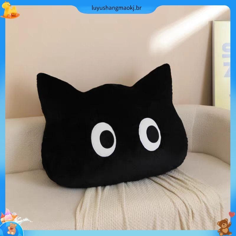 Bonito gato boneca dormitório sofá almofada brinquedo de pelúcia travesseiro dormir menina cabeceira travesseiro present