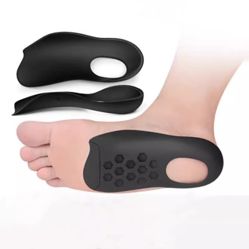 Novo estilo Anti-desgaste palmilha de arco respirável valgo interno pé de oito caracteres suporte de pé plano palma calc