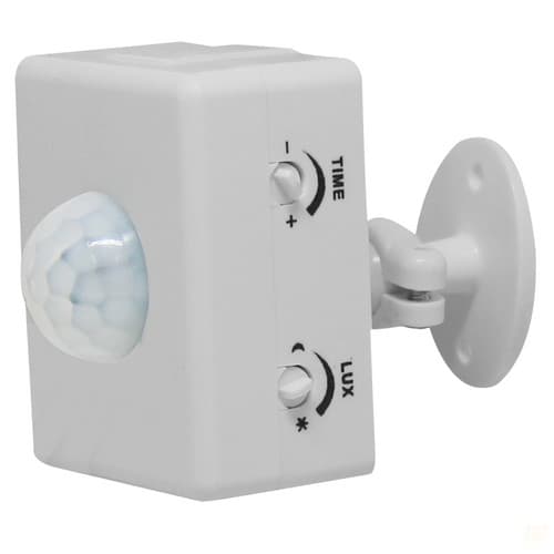 Sensor De Presença Movimento Iluminação Infravermelho IP20 Luminária Plafon Spot Apartamento Casa Banheiro