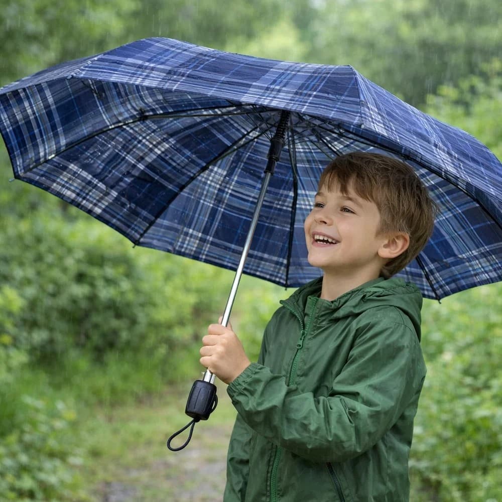 Guarda Chuva Dobrável Estampado Compacto Resistente Leve Proteção Contra Chuvas Ventos Fácil