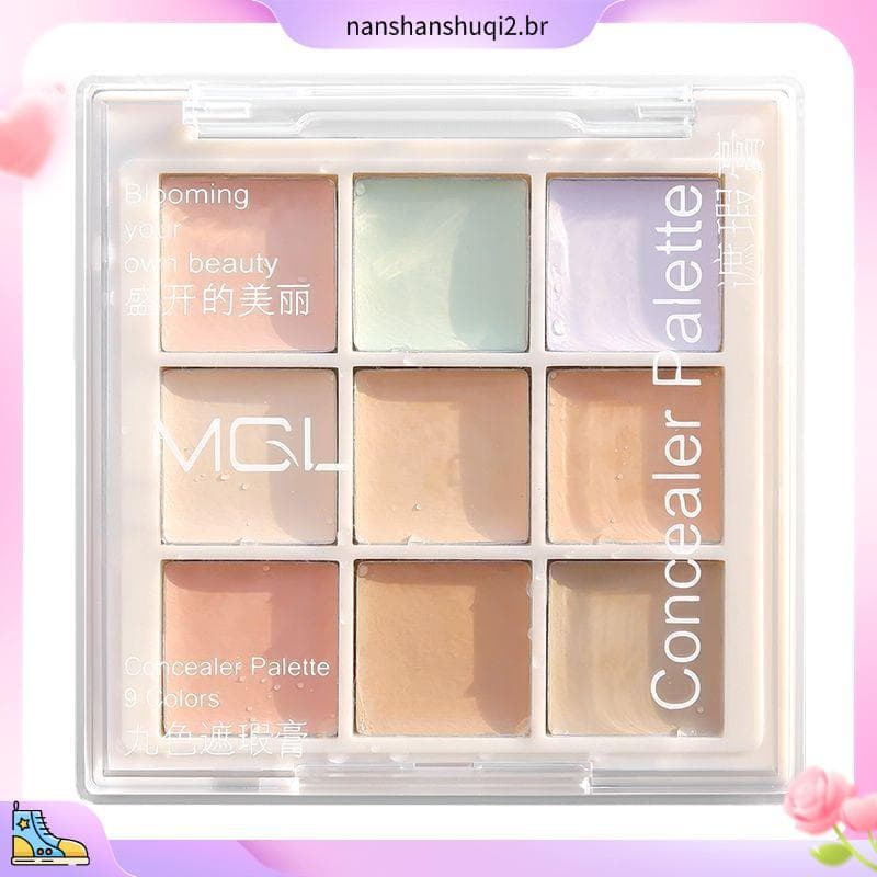 1.3.000 pessoas coleção paleta de corretivo multicolorido maquiador contorno dedicado base integrada de alto brilho cobr