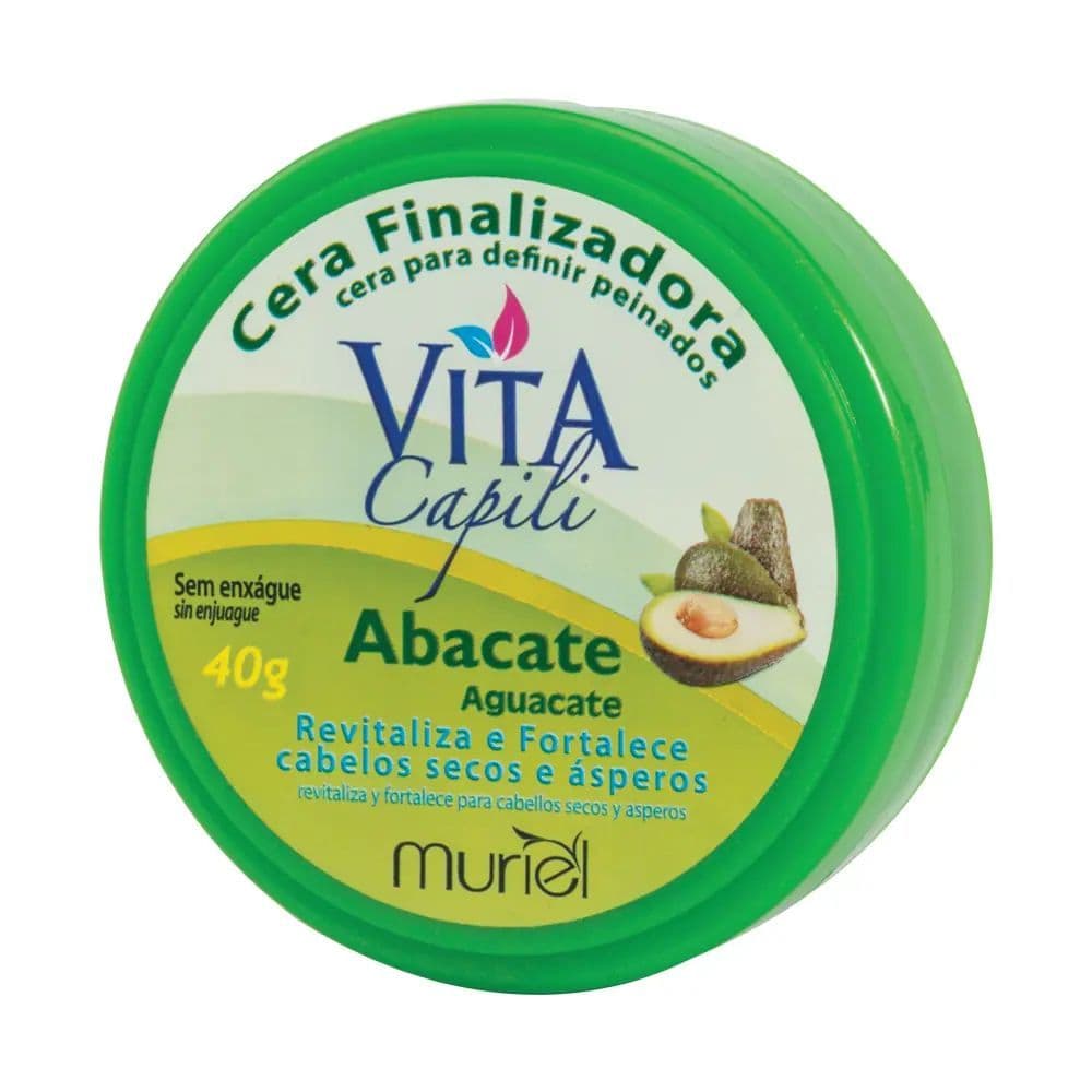 Cera Finalizadora Capilar Vita Capili 40g Fixação e Hidratação - Vários Aromas