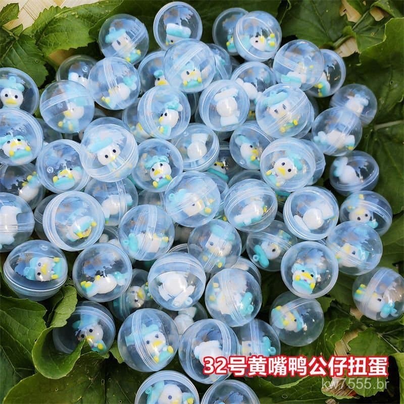 Bola Gashapon Transparente de 32MM, Bonecos Miniatura Fofos, Mini Brinquedos Gashapon, Máquina Gashapon por Atacado X7JT