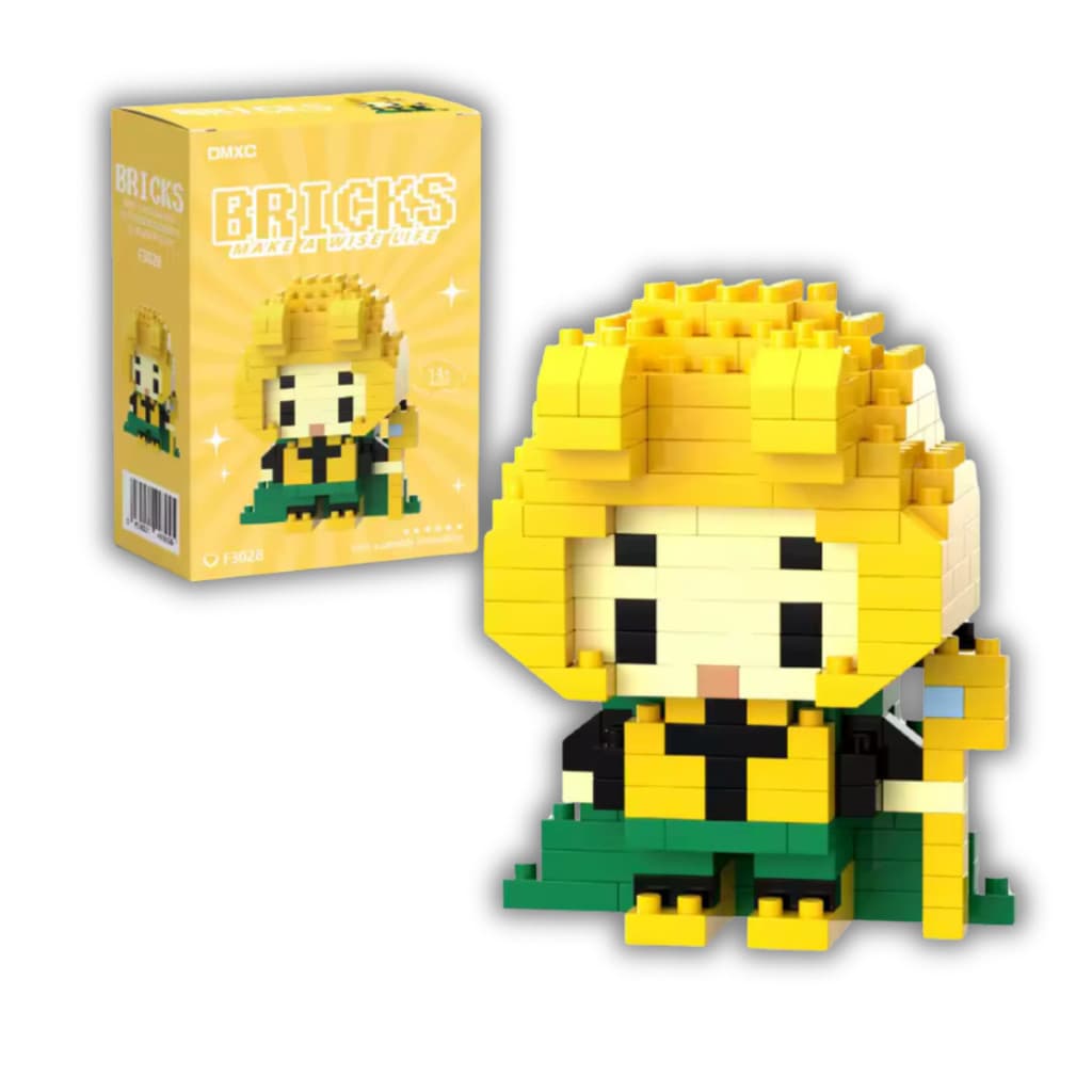 Mini bloco de montar do Loki com 213 peças Mini Boneco Pixel – Estilo Loki