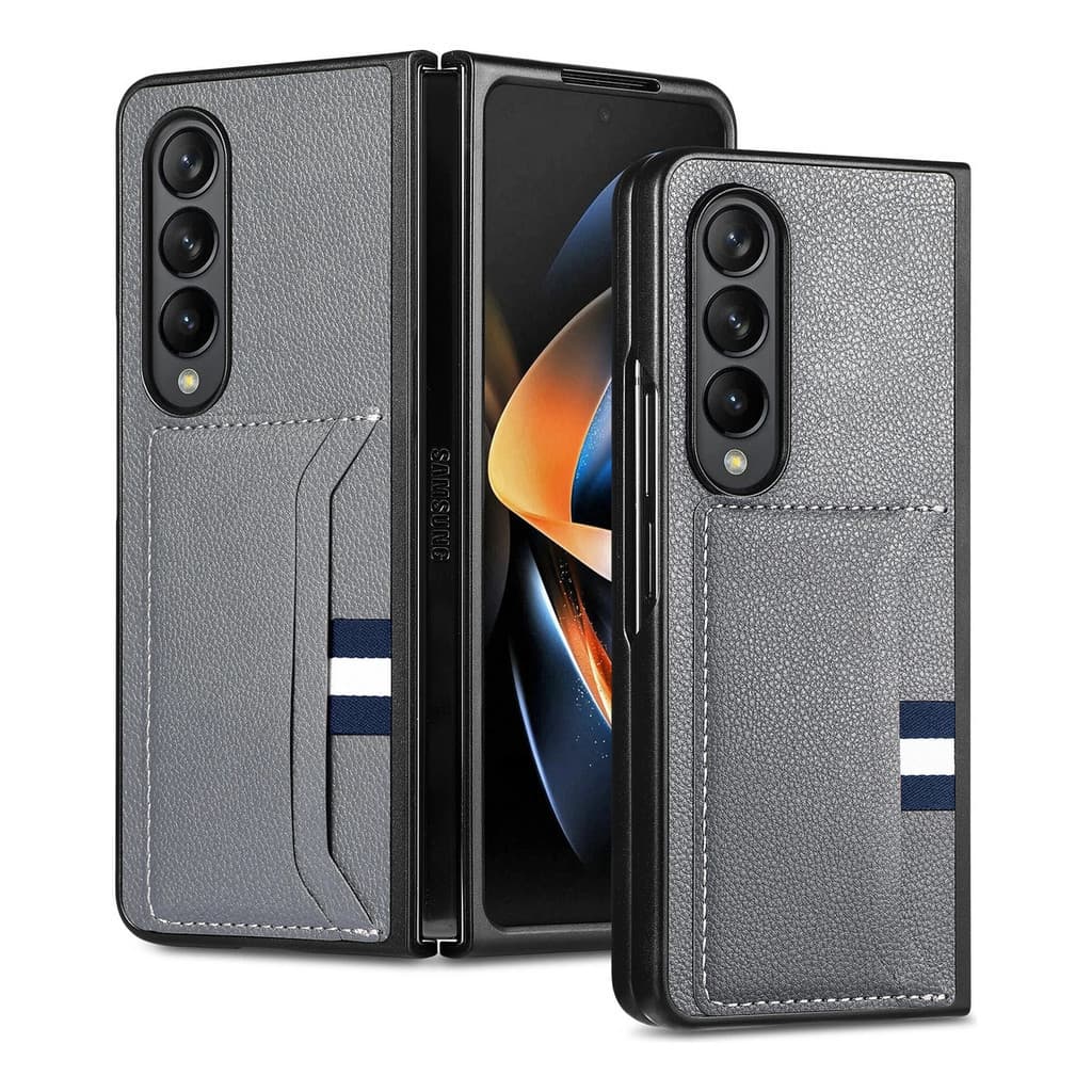 Capa Rígida Couro Dobrável Galaxy Z Fold 7 – Anti-Arranhões e Design Premium