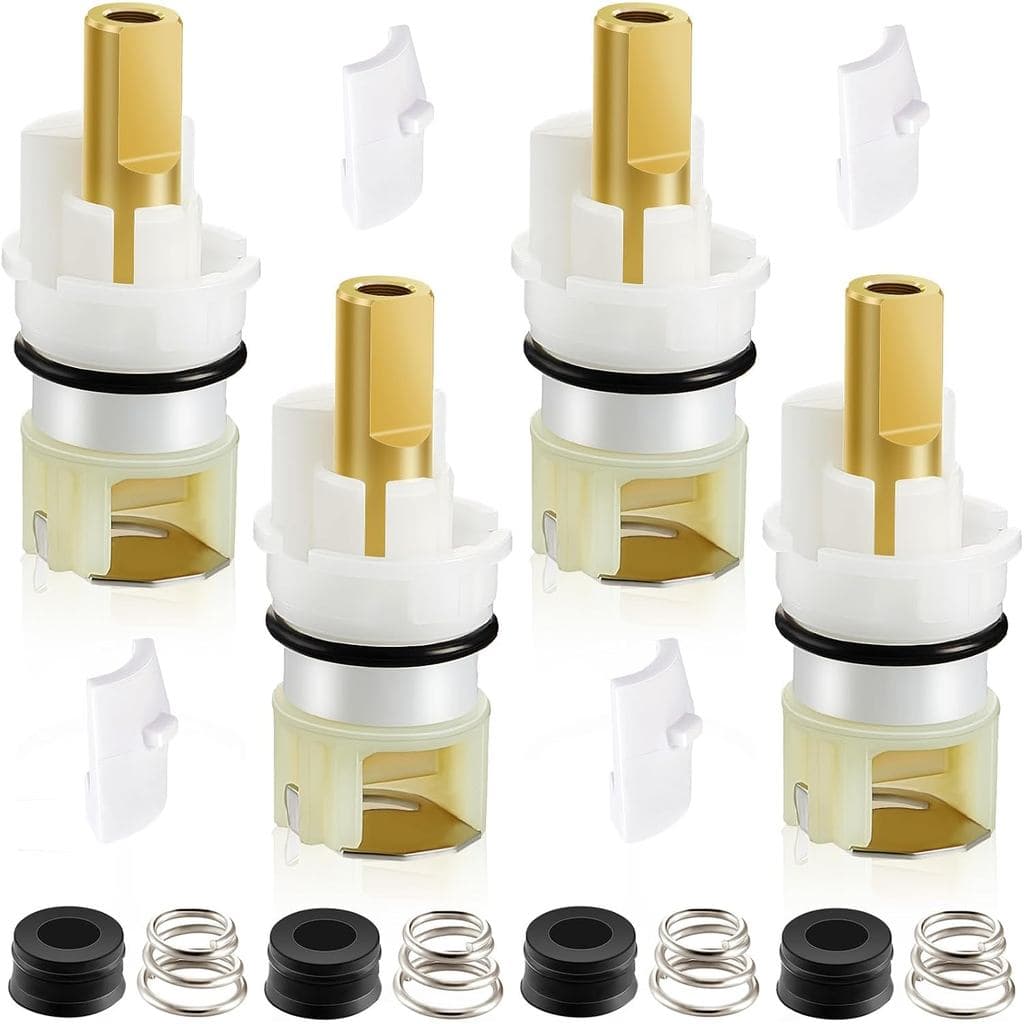 Honoson 4 Pack RP25513 Faucet Stem Replacement for Faucet Repair Kit with RP24096 Cartridge RP4993 Seat and Spring for C