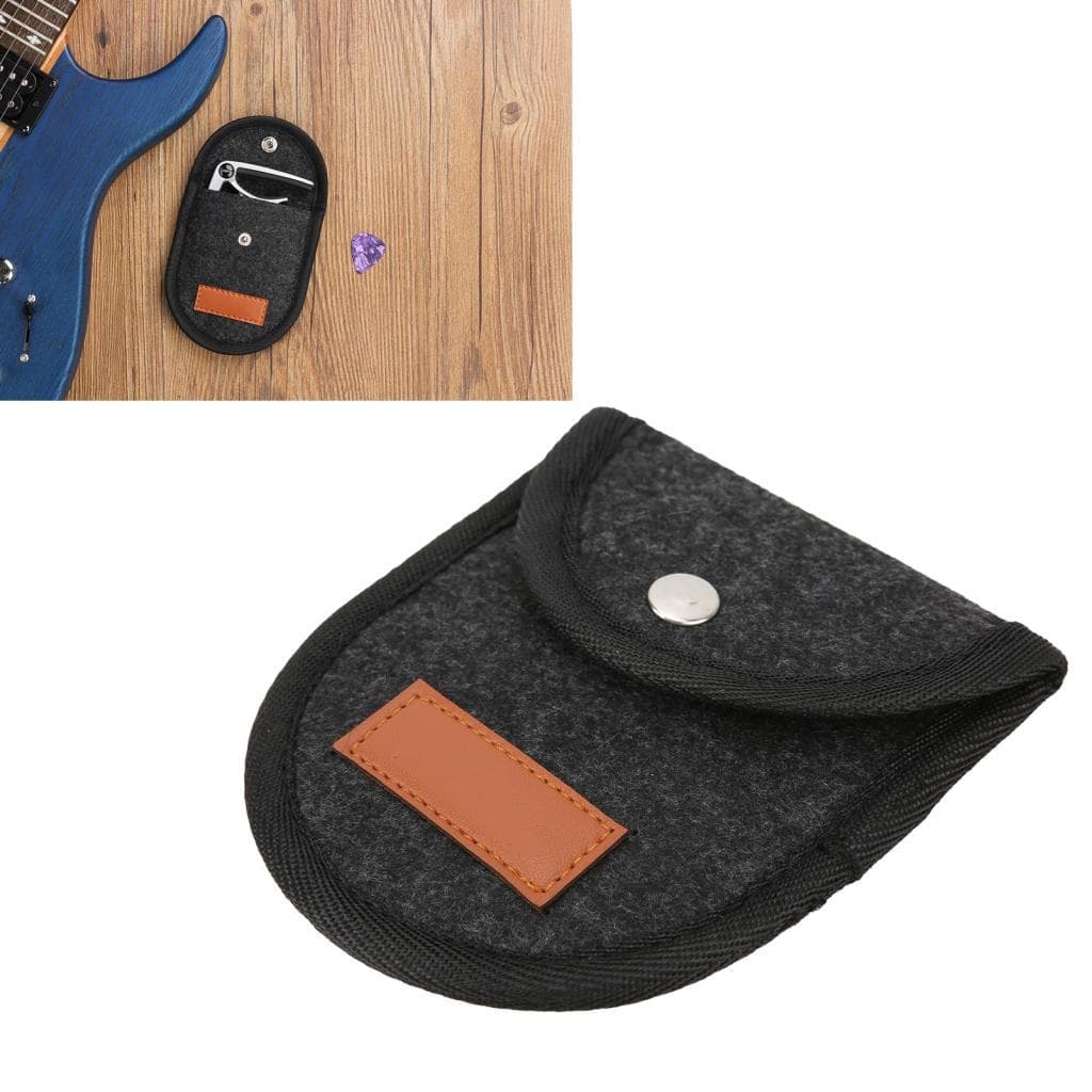 Besttool-BR bolsa para palheta de guitarra, porta-paleta, acessório portátil de armazenamento para acústico elétrico