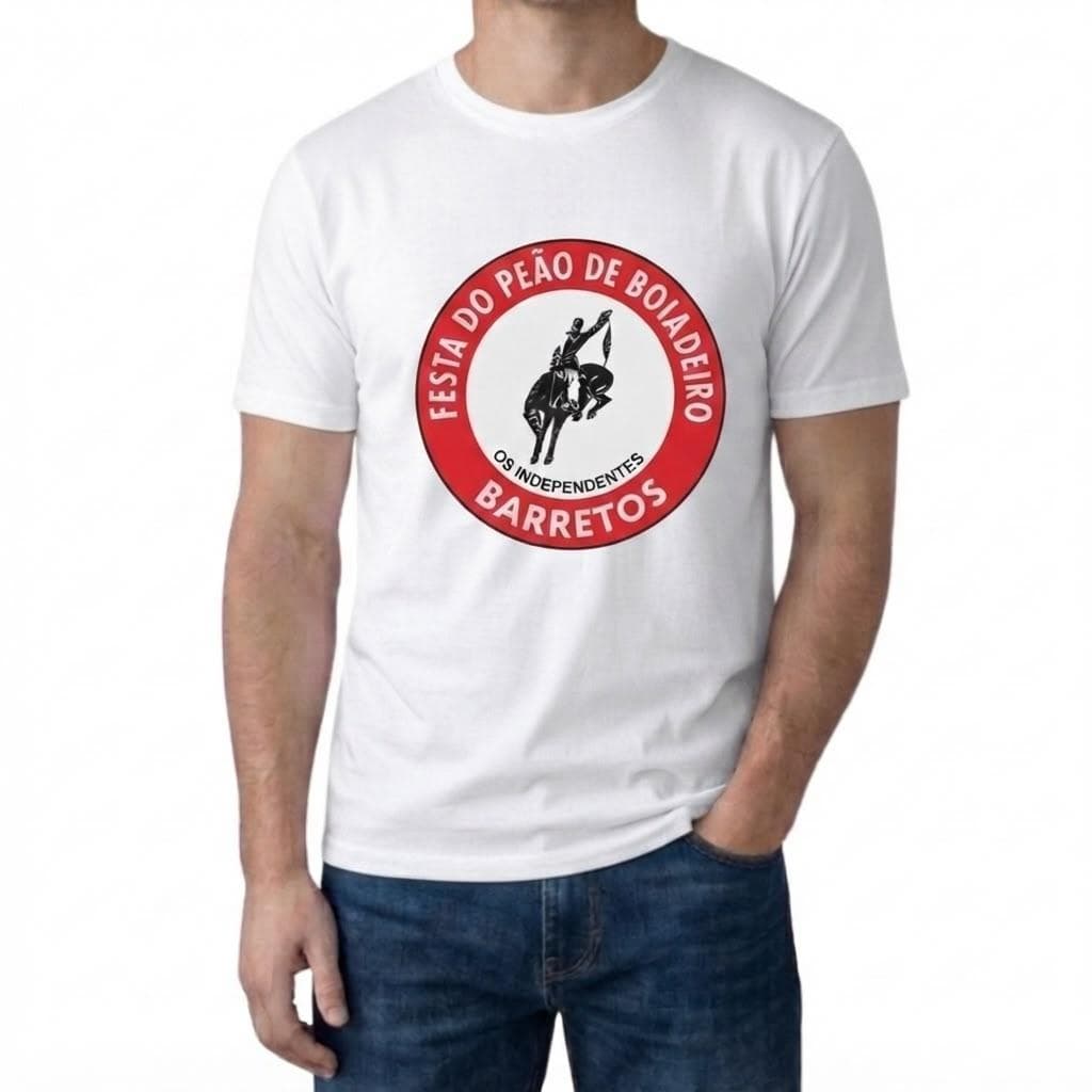 Camiseta Festa do Boiadeiro Barretos 2026 Country Algodão Agropecuária