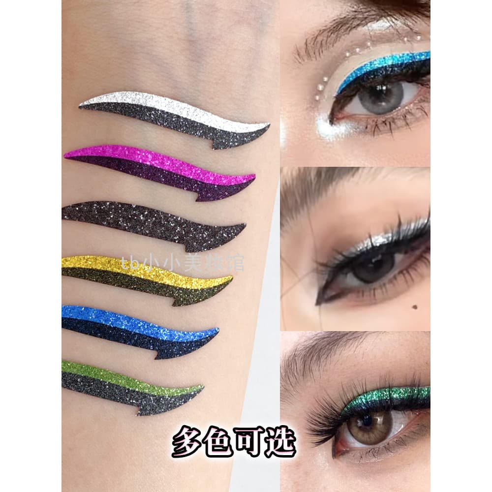 Decalque de maquiagem para olhos e olhos