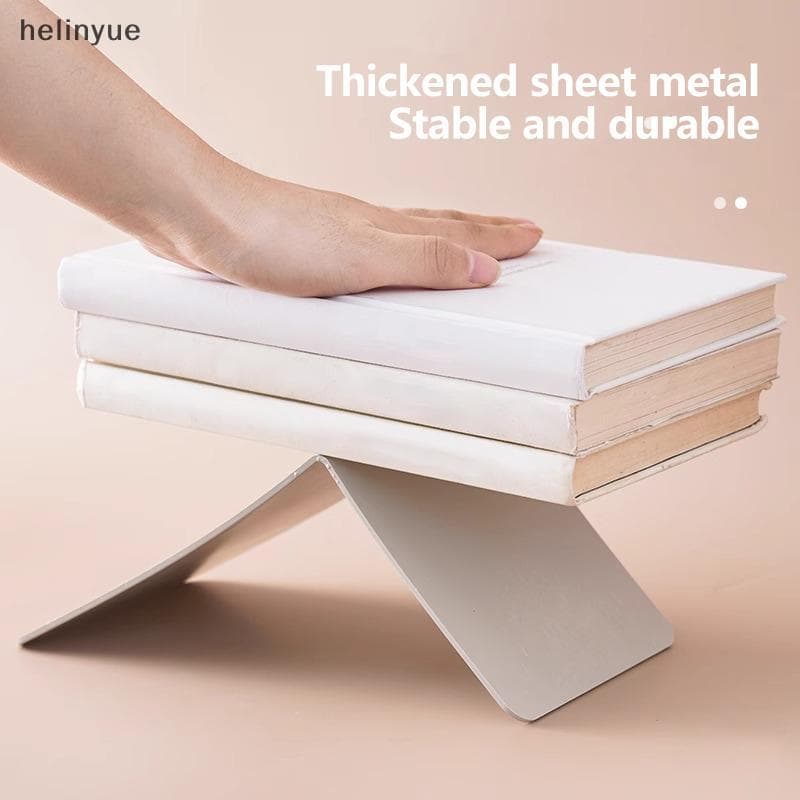 Organizador De Mesa Em Forma De L , Suporte Para Livros De Exibição Durável Simples , Ra Minimalismo