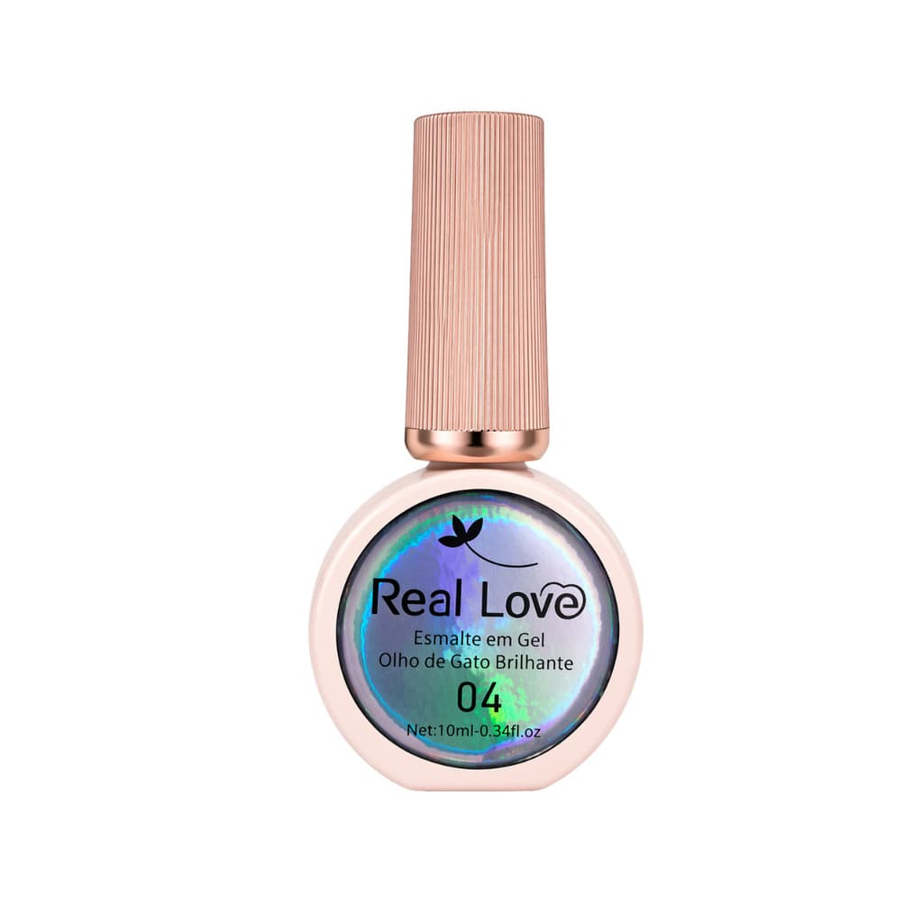 Esmalte Em Gel Refletivo Glitter Olho De Gato Cor: 04 10ml