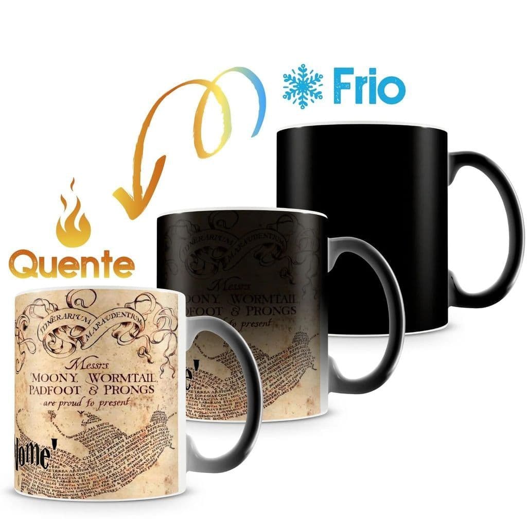 Caneca Mágica muda de cor no calor quente Personalizada ou Lisa - Sua ideia foto logo arte frase aqui - Copo Xicara Porc