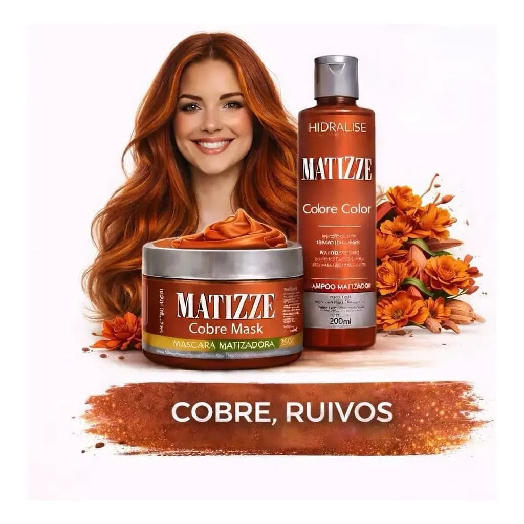Kit Shampoo & Máscara Ruiva Matizze Color Hidralise Matizador