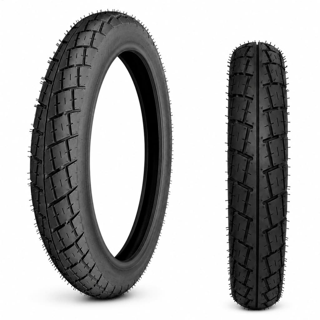 Pneu Moto IRA 80/100-18 Dianteiro CG Titan Fan YBR Com Câmera