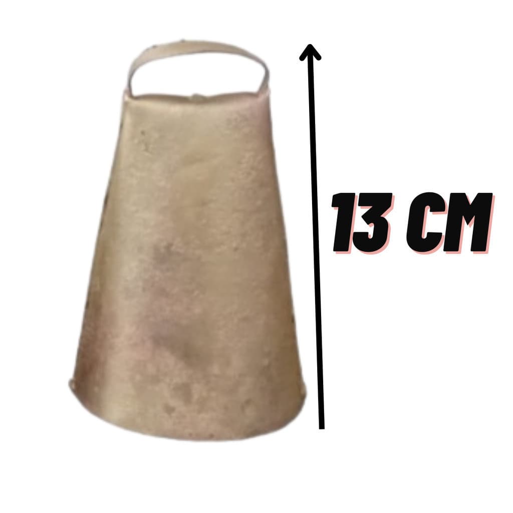 Sino Cincerro Boi Vaca Chocalho Tamanho 13 Cm