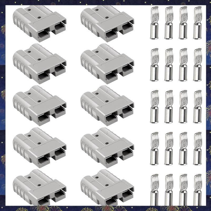 Kit De Conexão/Desconexão Rápida De Bateria 50A , Conector 50A Para Guincho De Recuperação , Sistemas De Reboque E Aplic