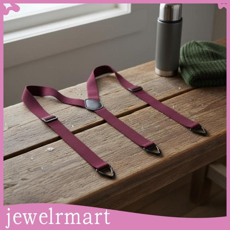 [Jewelrmart] Suspensório Masculino Com Costas Em Y , Alça De Trabalho Forte , Suspensórios Ajustáveis Para Atividades Ao