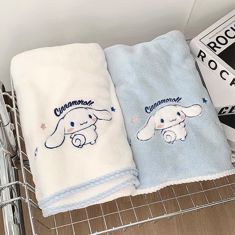 2026 novo estilo Sanrio canela cão rosto toalha de cabelo seco é estilo feminino pode usar pode embrulhado adulto crianç