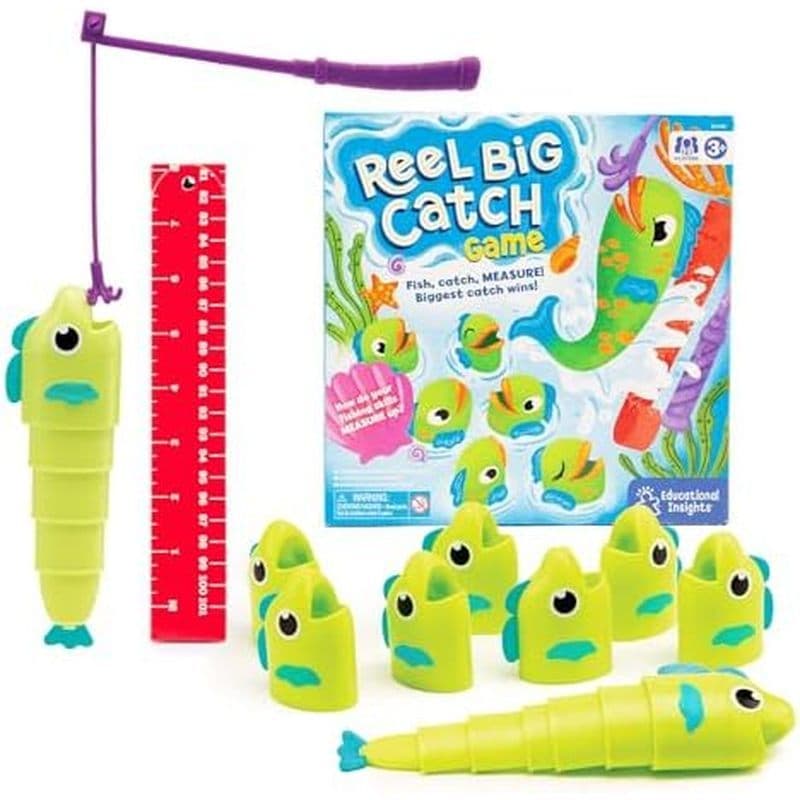 Educational Insights Reel Big Catch Game-Jogos De Matemática Pré-Escolares Para Crianças De 4 Anos , Que Podem Pegar O J