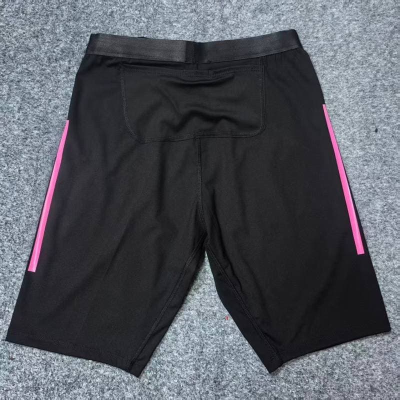 [Venda quente 1w +] Shorts esportivos verão Nylon alto elástico respirável Fitness corrida calças de cinco pontos marato