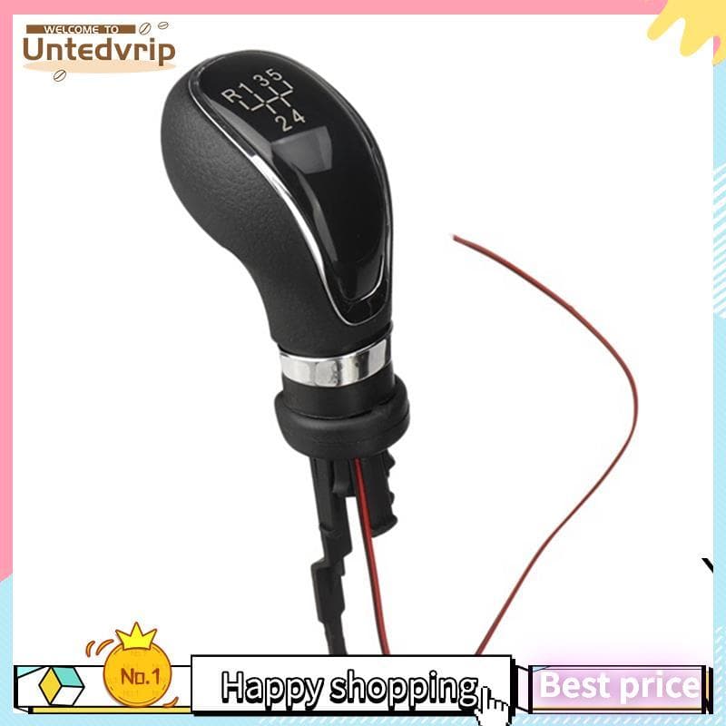 Manopla De Mudança De Marcha De 5 Velocidades , Alavanca De Câmbio De Couro Com Luz De Fundo LED Para Excelle GT/XT 09-1