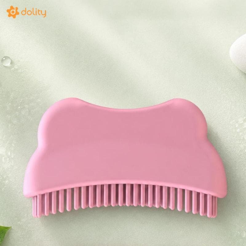 [Acituna] Escova De Massagem Facial Para Cuidados Com A Pele Pente De Silicone Flexível Removedor De Maquiagem Beleza Di