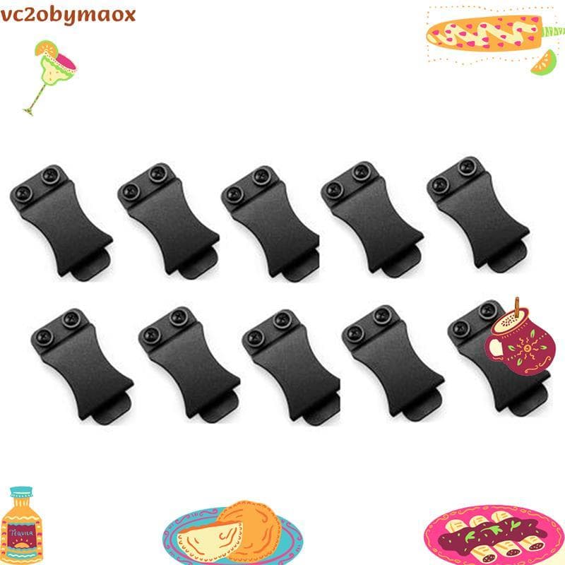 10 Pçs/Lote Clipes Rápidos Para Cintos De 1.5 Polegada Kydex Cinto Clipe Loop Com Parafuso Se Encaixa Aplicações Ferrame