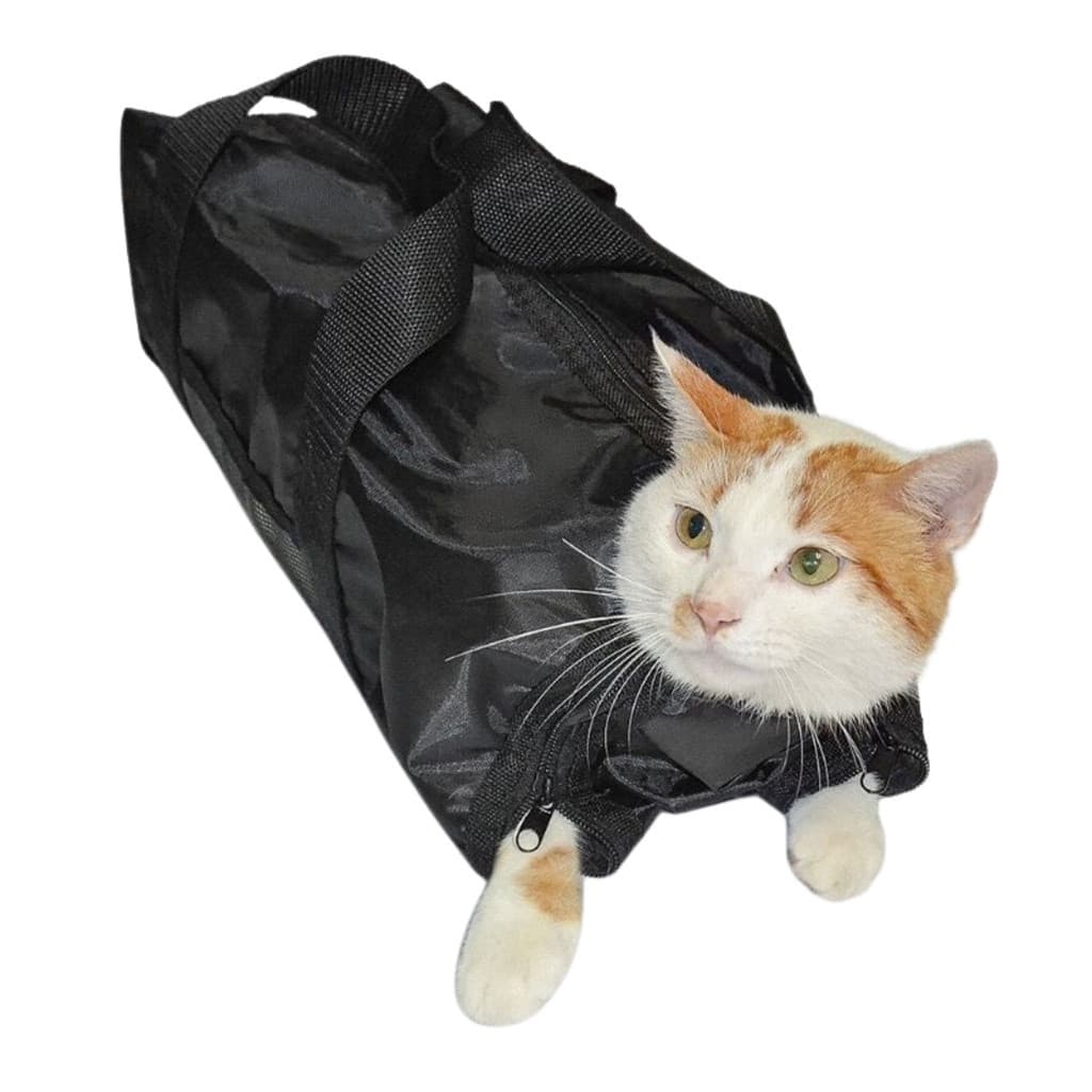 Bolsa Contenção e Transporte Higiene Limpeza Vacinas Corte de Unha para Gato Pet Cachorro Cat Dog