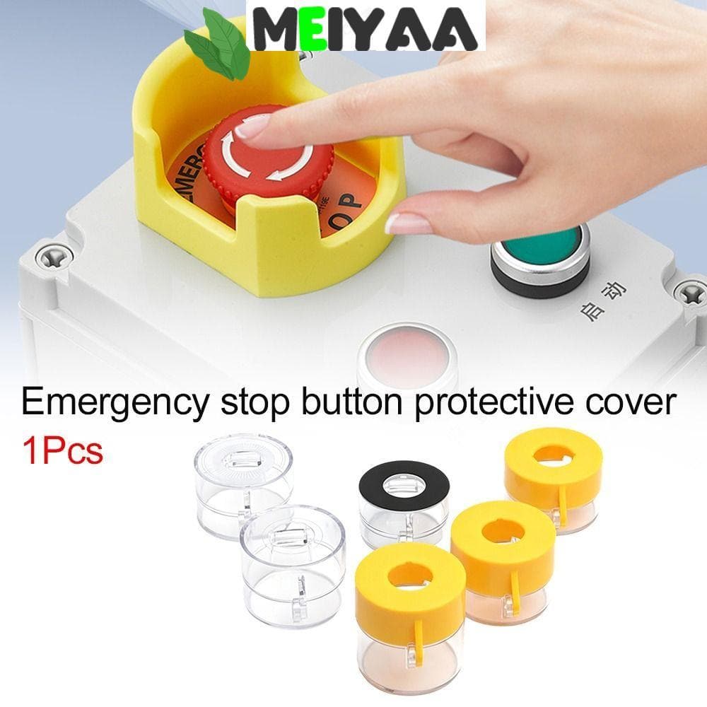MEIYAA 1 Unidade Capa Protetora De Interruptor De Botão , 16/22/25/30/42mm De Parada De Emergência À Prova D'água