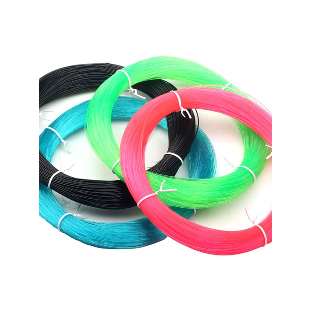 100m preto grande linha de náilon colorido linha de pesca linha principal negrito linha de alta qualidade gancho de cord