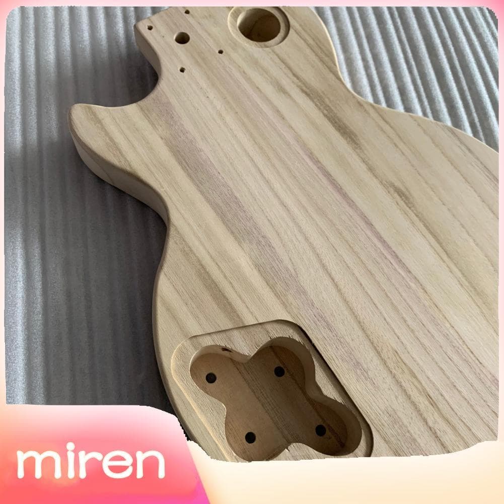 Miren.br Miren.br Corpo de guitarra elétrica inacabado, barril em branco de madeira de bordo para guitarras estilo LP,