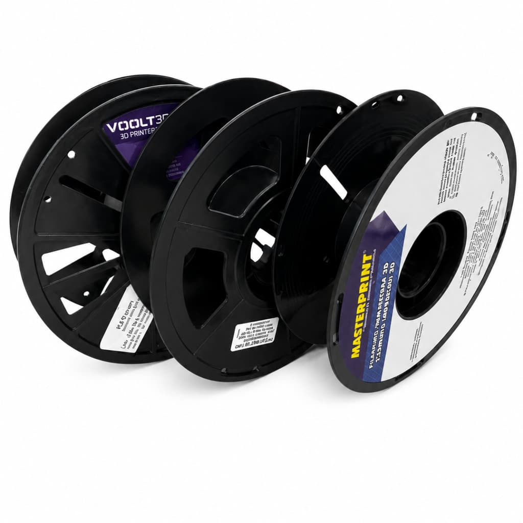 Carretel Vazio 1Kg Bobina Plástica Reutilizável Impressora 3D 20cm