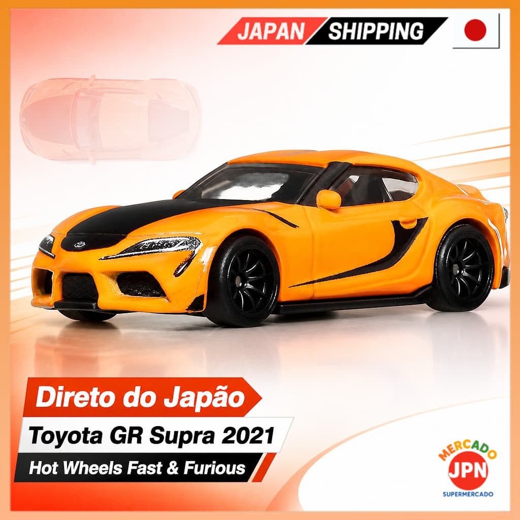 Hot Wheels Fast & Furious 2021 Toyota GR Supra Vehicle Toy Carrinho Miniatura para Direct from JAPAN