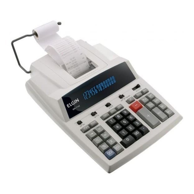 Calculadora Pesada 14 Dígitos Bobina Bicolor e MarkUp MB7142