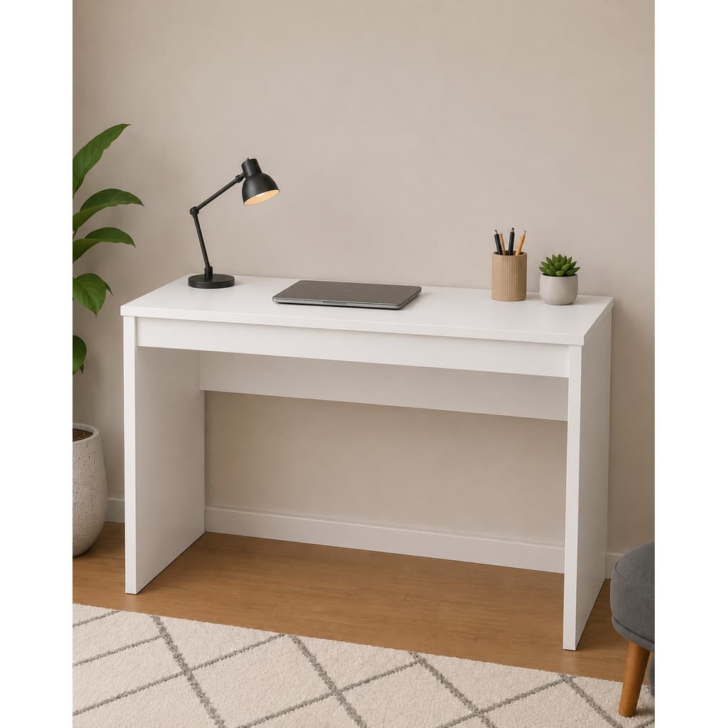 Mesa Escrivaninha Multiuso Branca Mesa Escritório