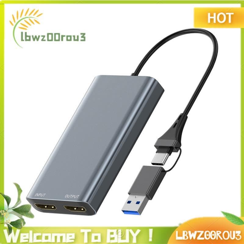 Placa De Captura De Vídeo HDTV USB 4k 60HZ Loop-Out Para PC Câmera De Computador Jogos Ao Vivo