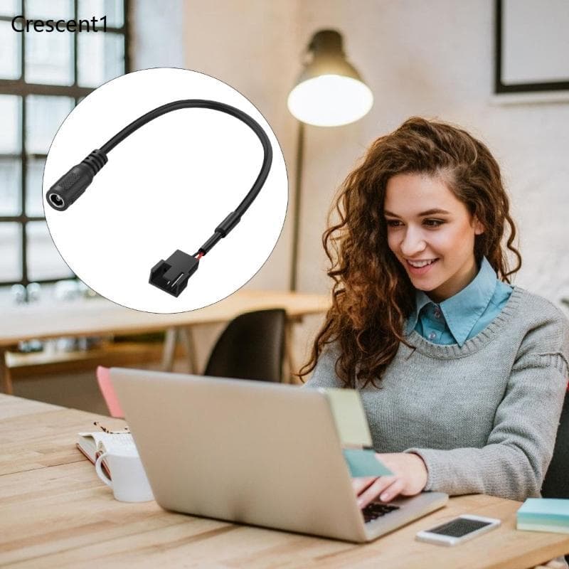 Configuração Refrigeração Flexível Crescent1 4Pin Para Conexão Energia Atual Direta Controle Ventilador