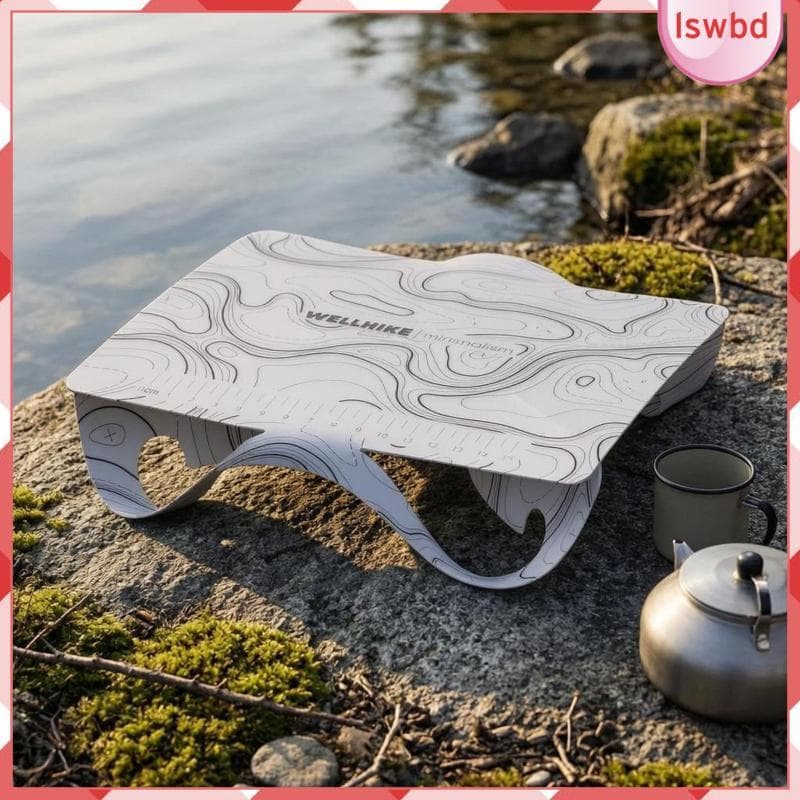 [Lswbd] Mesa Dobrável Estilo Cartão PP De Qualidade Alimentar Pequena Portátil Móveis Ao Ar Livre Compactos Para Camping