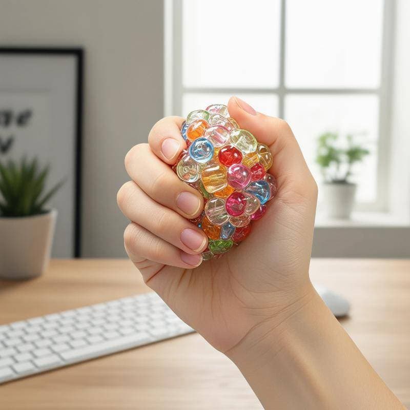 JTFF Bolas Contas De Gelo Brinquedo De Alívio Do Estresse Super Macio Sensorial Fidget Brinquedos Para Crianças Adultos