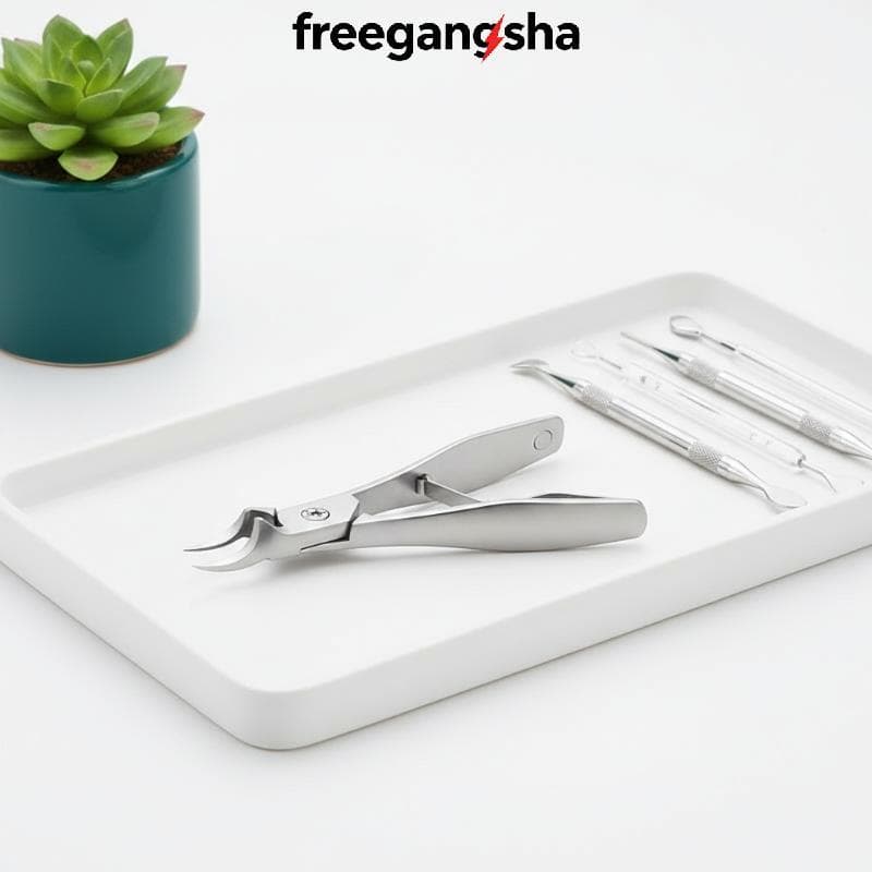 [FRE] Pinça De Cutícula De Aço Inoxidável , Ferramenta Durável De Manicure E Pedicure Para Unhas Encravadas , Uso Em Sal
