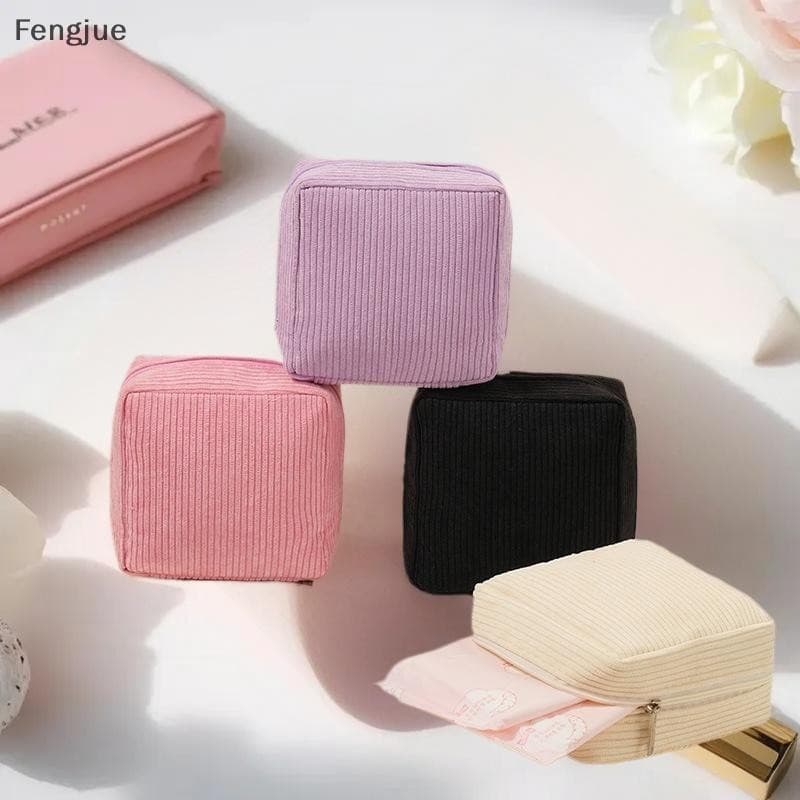 Fengjue Saco De Higiene Pessoal Almofada Sanitária Bolsa Bonito De Armazenamento De Cosméticos Caso Cabo BR