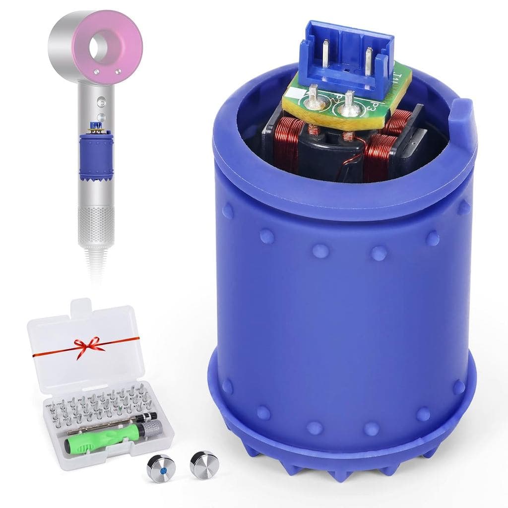 Kit de Motor para Secador de Cabelo Compatível com Substituição de Motor para Secador de Cabelo Supersonic, Compatível c