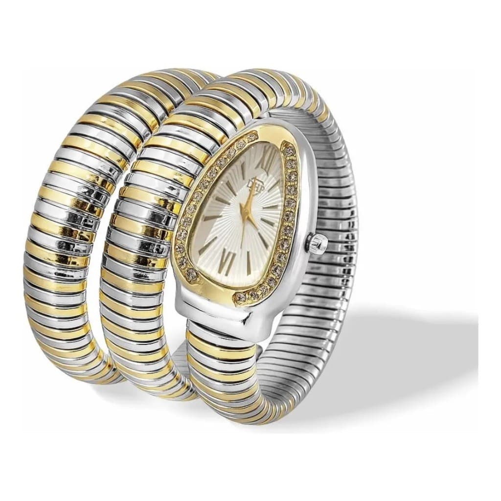 promoção Relogio Feminino Modelo Serpente cobra Coral em Aço
