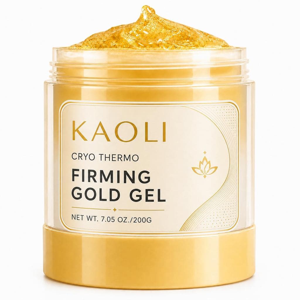 Gel Dourado Firmador Térmico Kaoli Cryo 200g |   Alívio Refrescante, Alívio Aquecedor, 7,05 oz, Aplicação Corporal